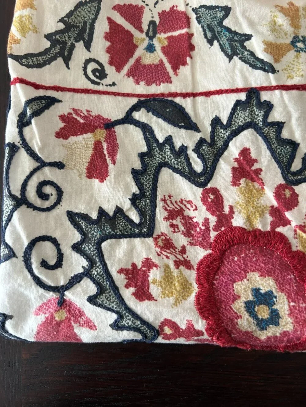 Pottery Barn Embroidered Pillow Cases Standard (2)